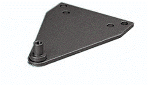 Commercial Door Dark Bronze Parallel Arm Bracket For Surface Mount Door Closers