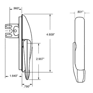 Truth Hardware Maxim Multi-Point Casement Window Lock - White